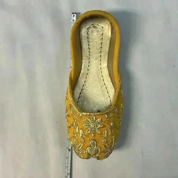 Traditional Afghani Slippers/Jutti shoes /party shoes  - Size 5 - Picture 7 of 11